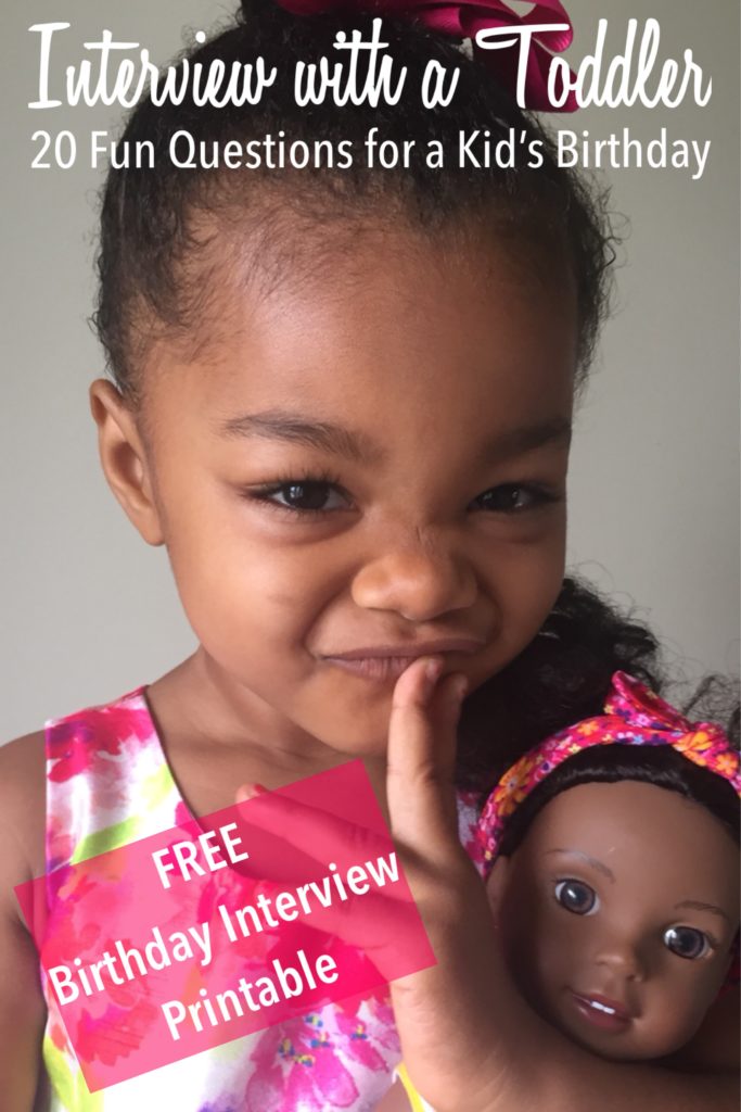 toddler interview, birthday interview, 3rd birthday ideas, free birthday interview printable