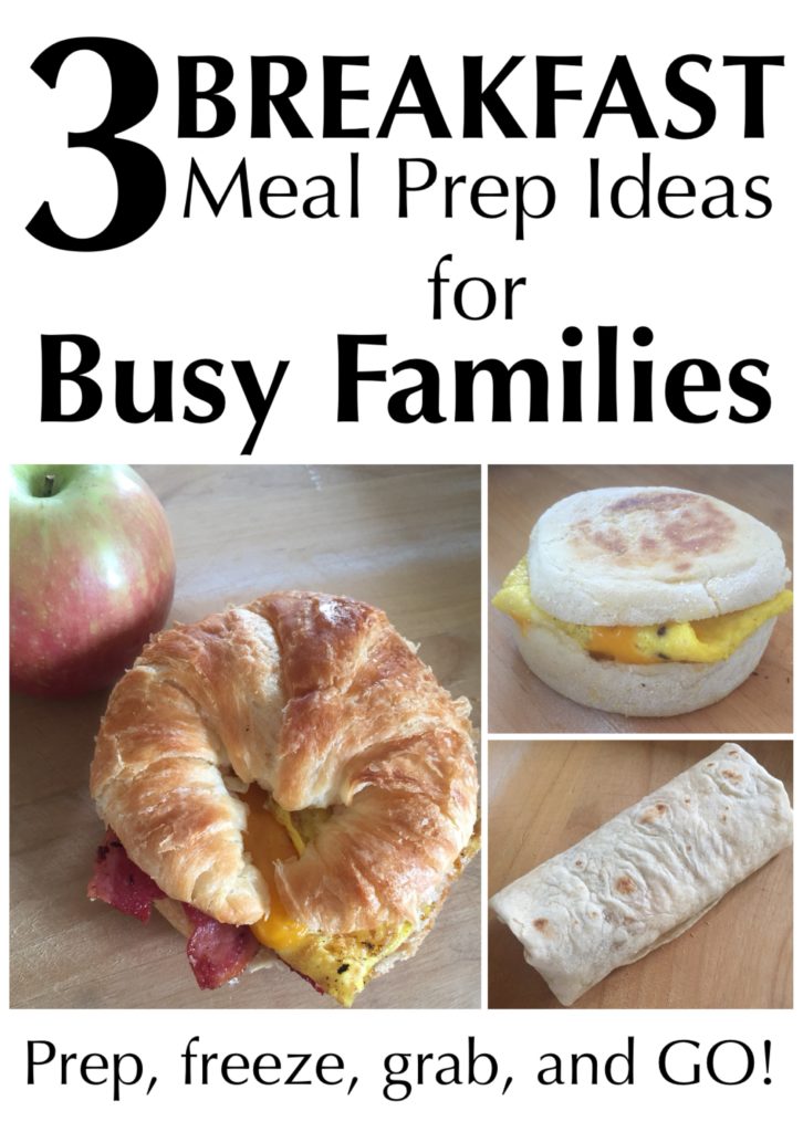 Breakfast ideas, make ahead breakfast, breakfast meal prep