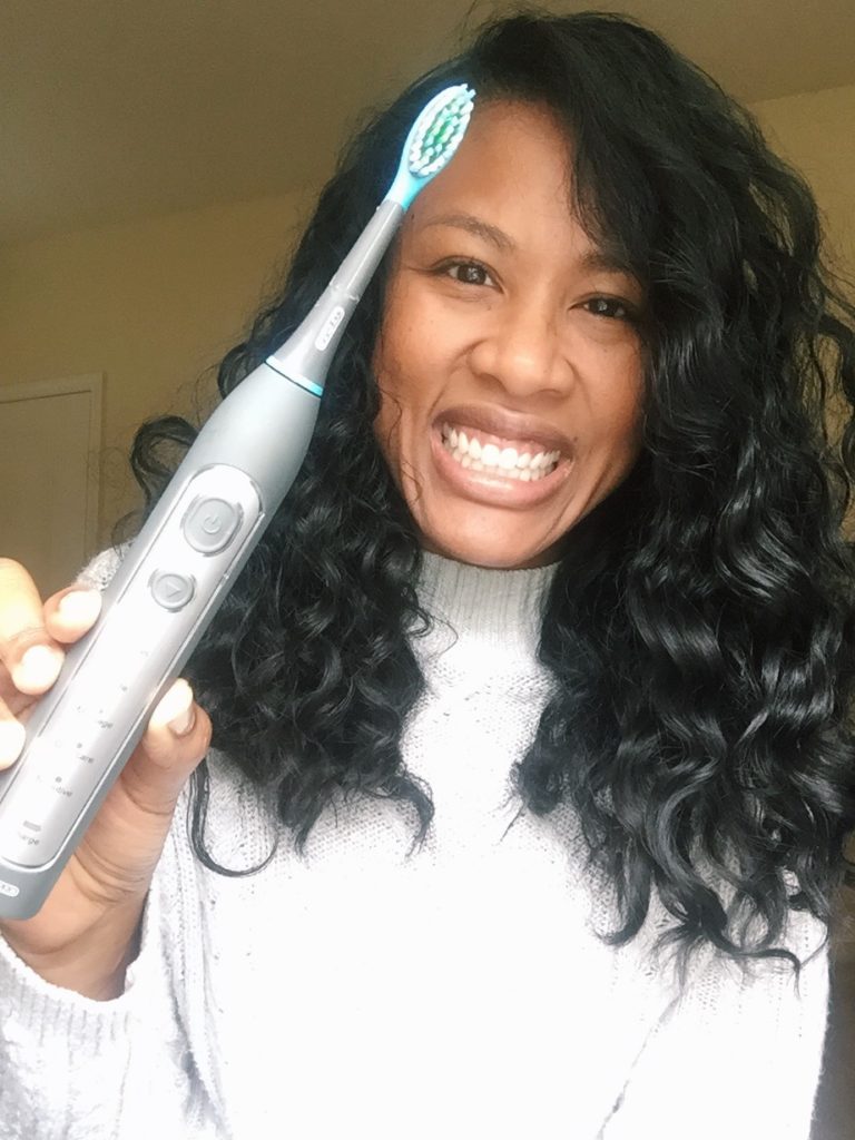 how to smile more, hacks for busy moms, teeth whitening, cariPRO Ultrasonic Electric toobrush #ad