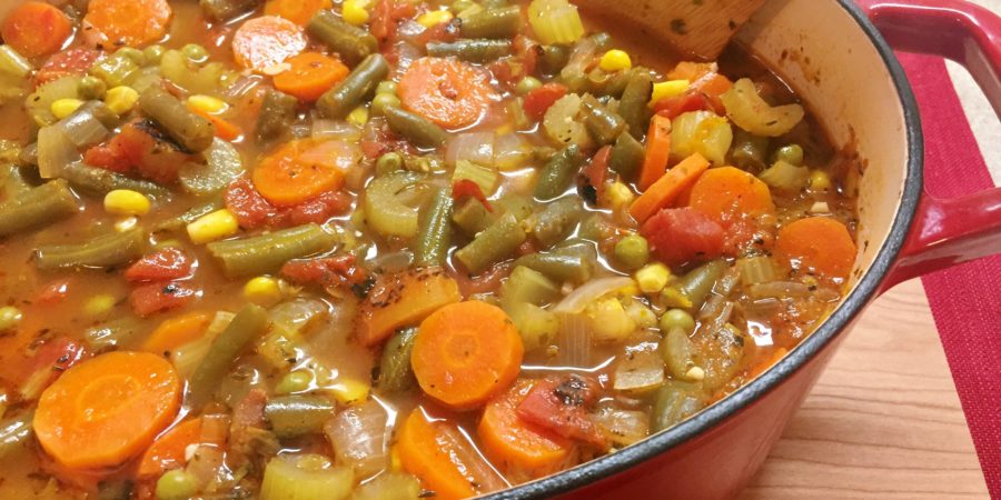 homemade vegetable soup recipe, easy family dinner, dinner recipe