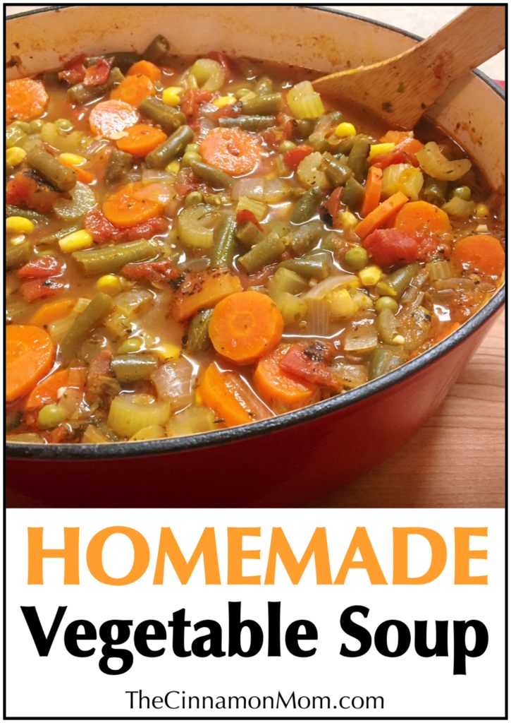 homemade vegetable soup recipe, easy family dinner, dinner recipe
