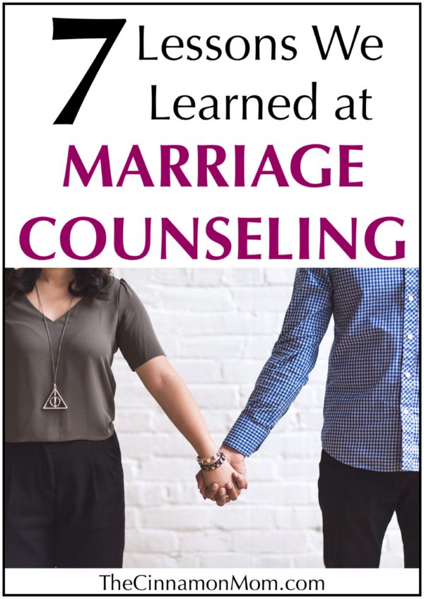 7 Lessons We Learned At Marriage Counseling