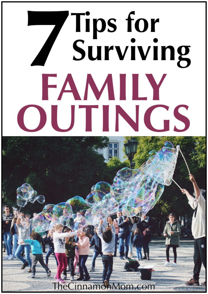 Surviving family outings, baby and toddler outings