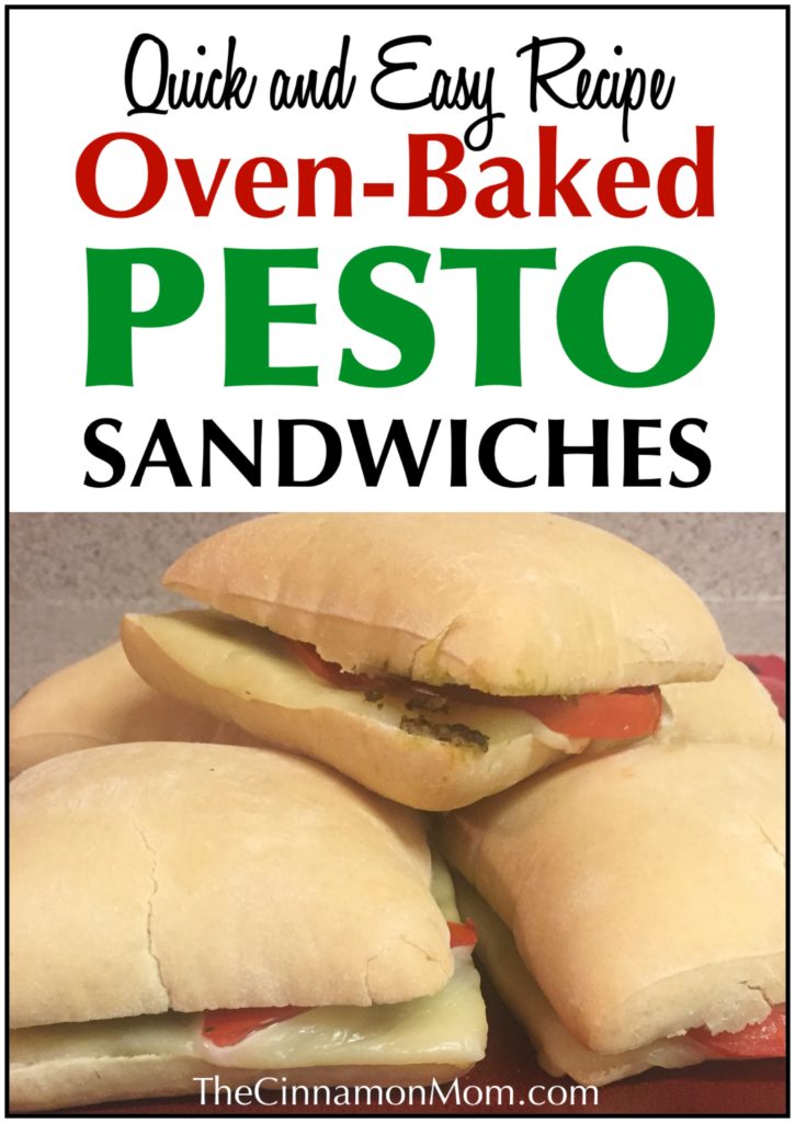 oven-baked pesto sandwiches, easy family recipes, dinner ideas