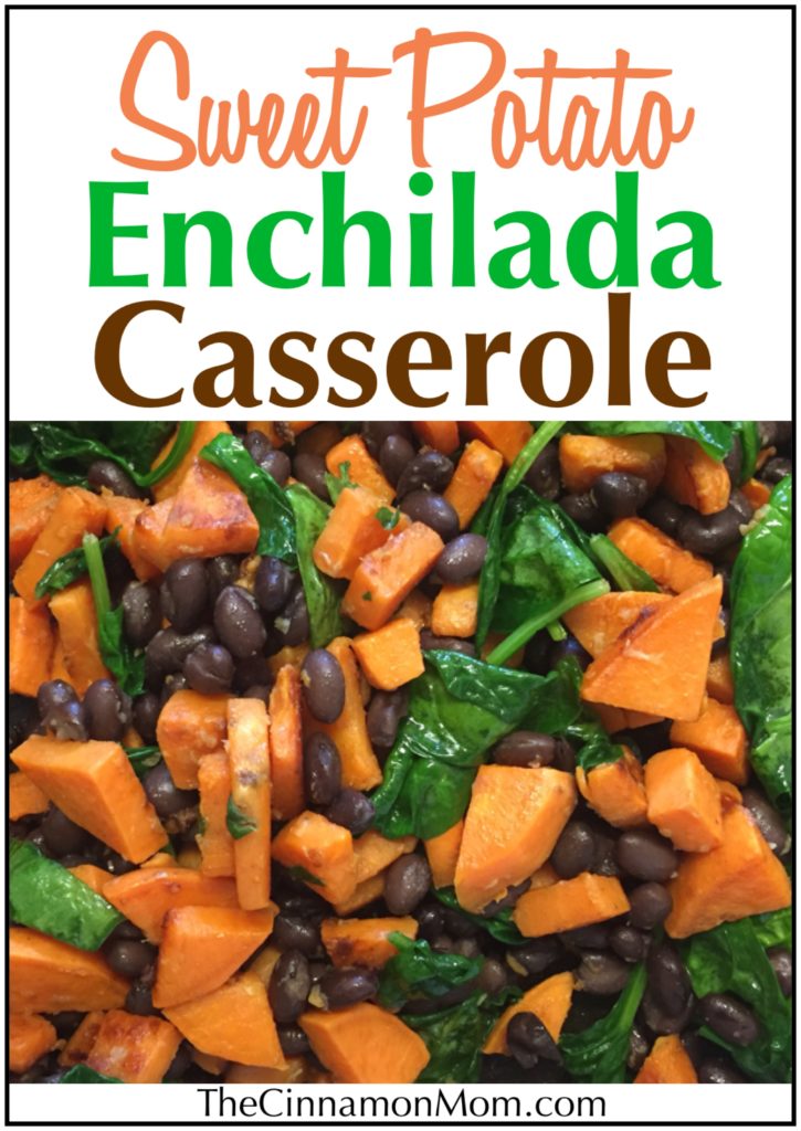 sweet potato enchilada casserole, easy dinner recipes, dinner idea