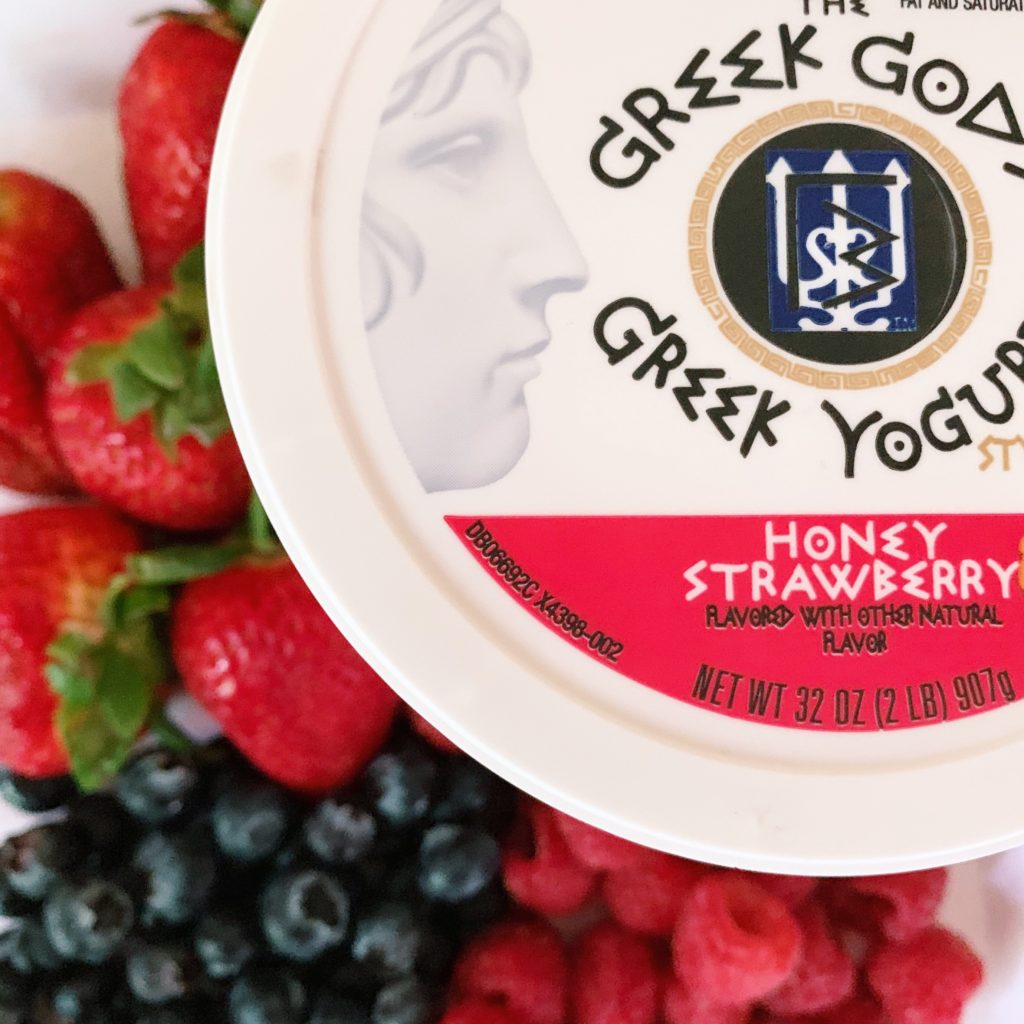 very berry frozen yogurt bark, healthy treat, Summer treat, cold treat, Greek Gods yogurt