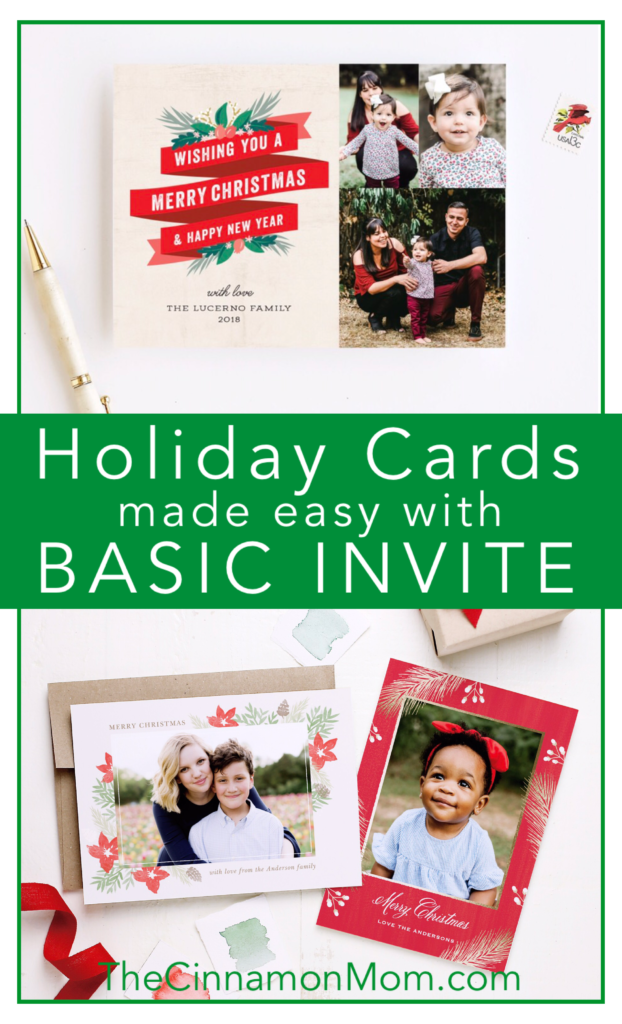 Basic invite, holiday cards, Christmas in July, family pictures #ad