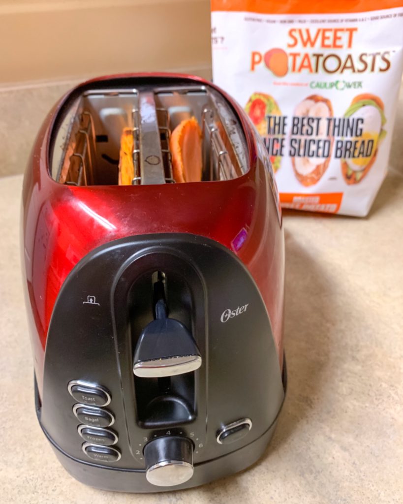 #SweetPotaTOASTS, sweet potato toast, easy breakfast ideas, bread replacement, avocado toast, 