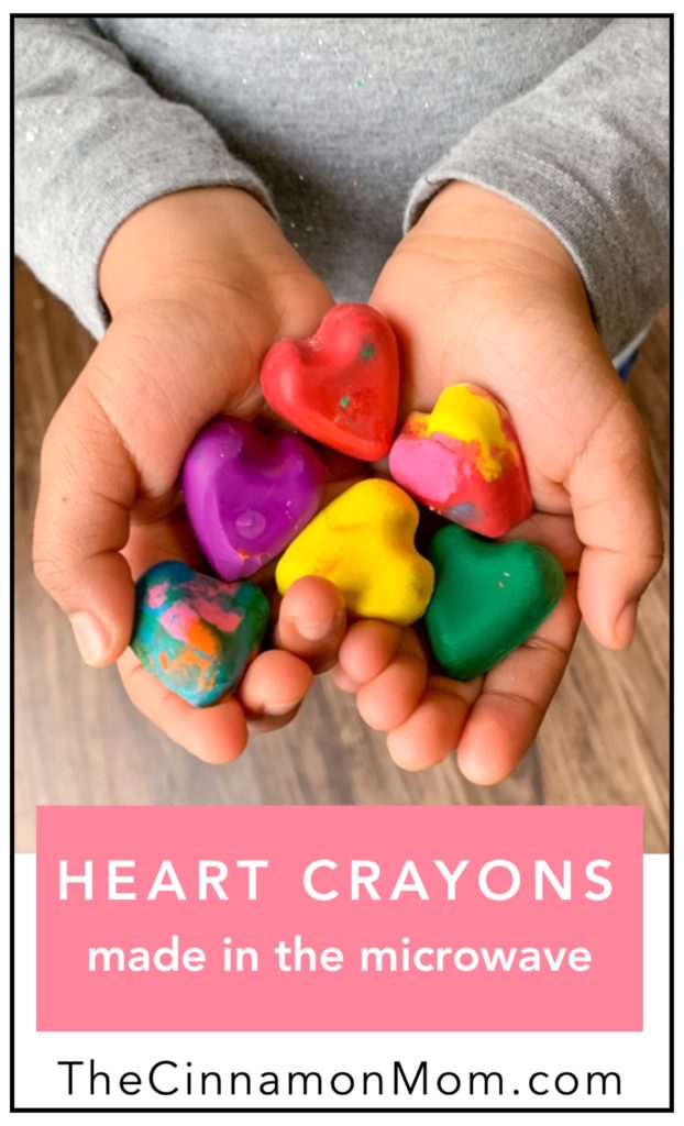 heart crayons, valentine activities for kids, microwave crafts for kids