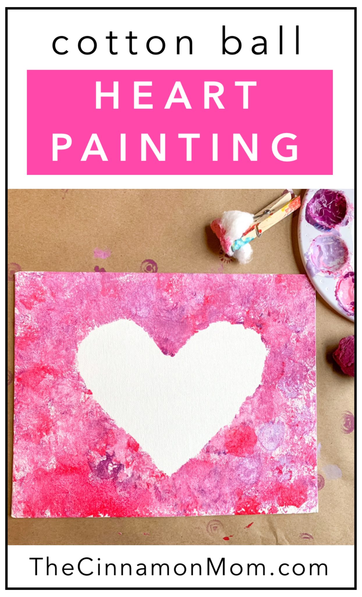 cotton-ball-heart-painting