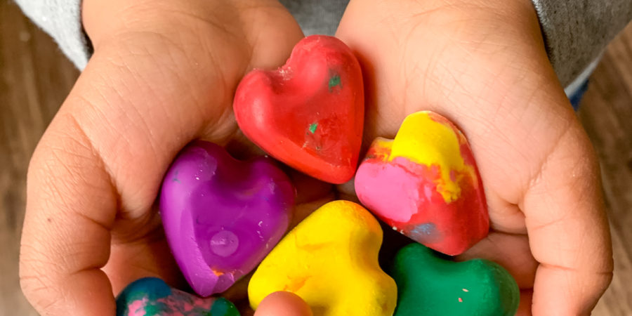 heart crayons, valentine activities for kids, microwave crafts for kids
