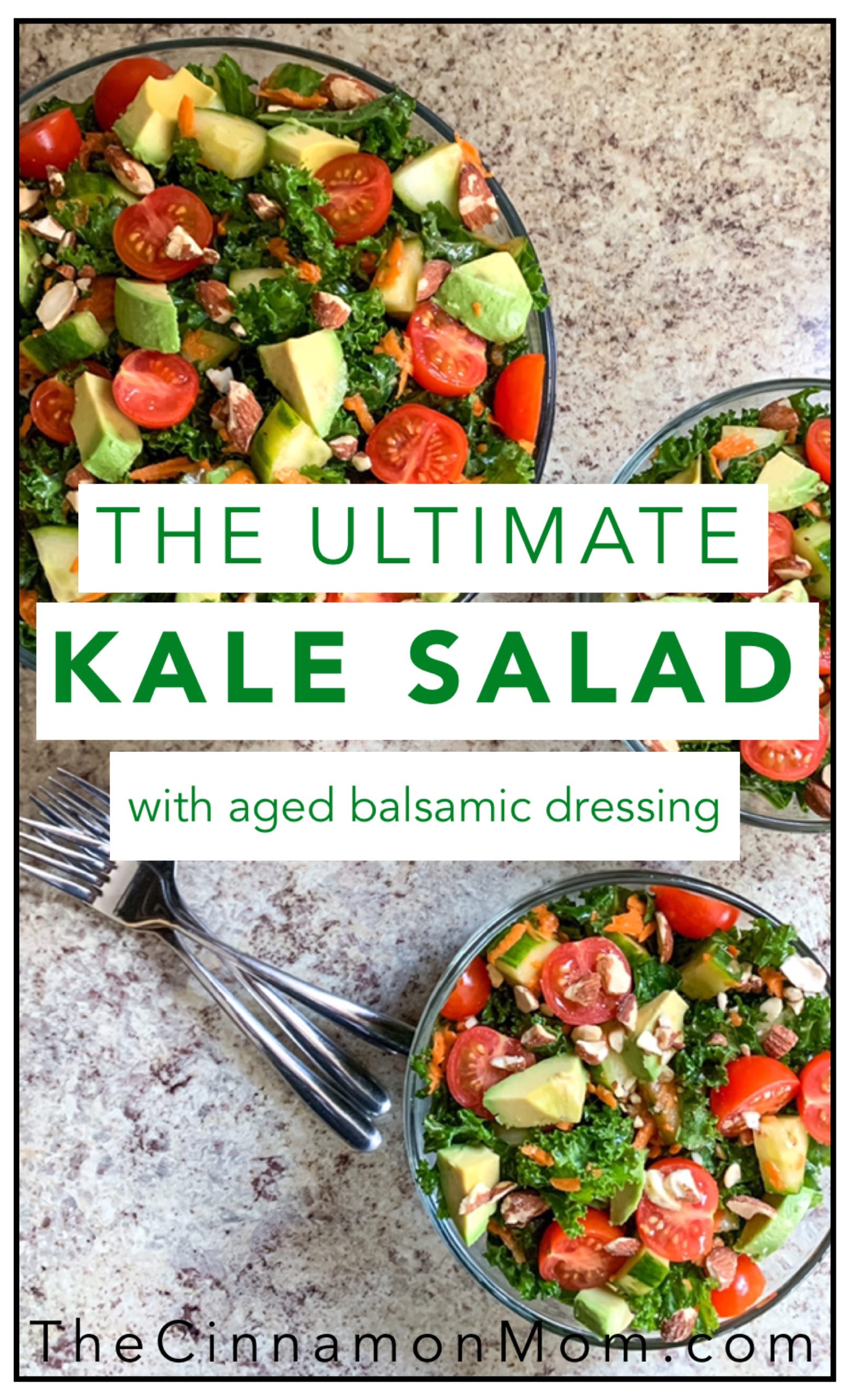 The Ultimate Kale Salad With Aged Balsamic Dressing