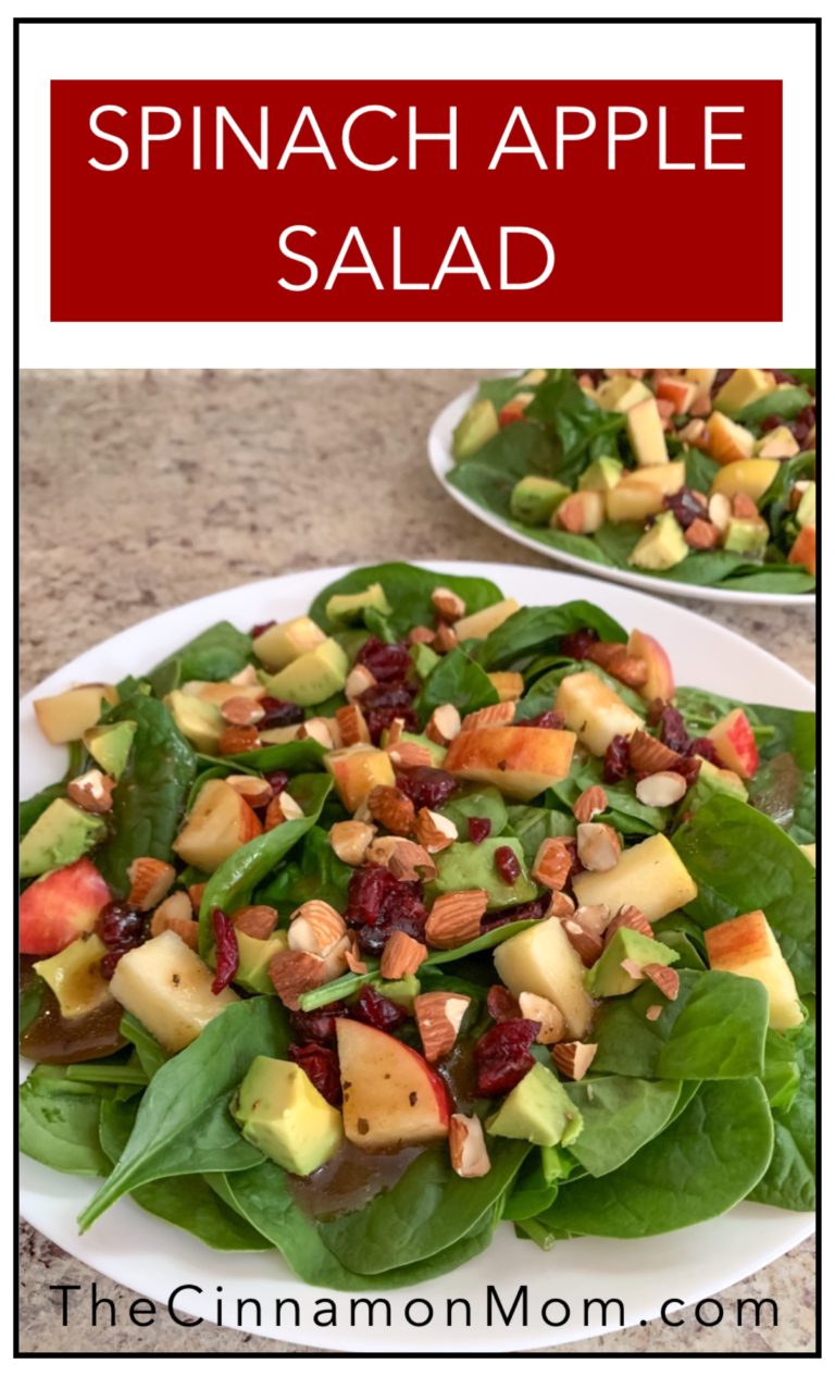 My Favorite Spinach Apple Salad (And How I Get My Kids to Eat It)