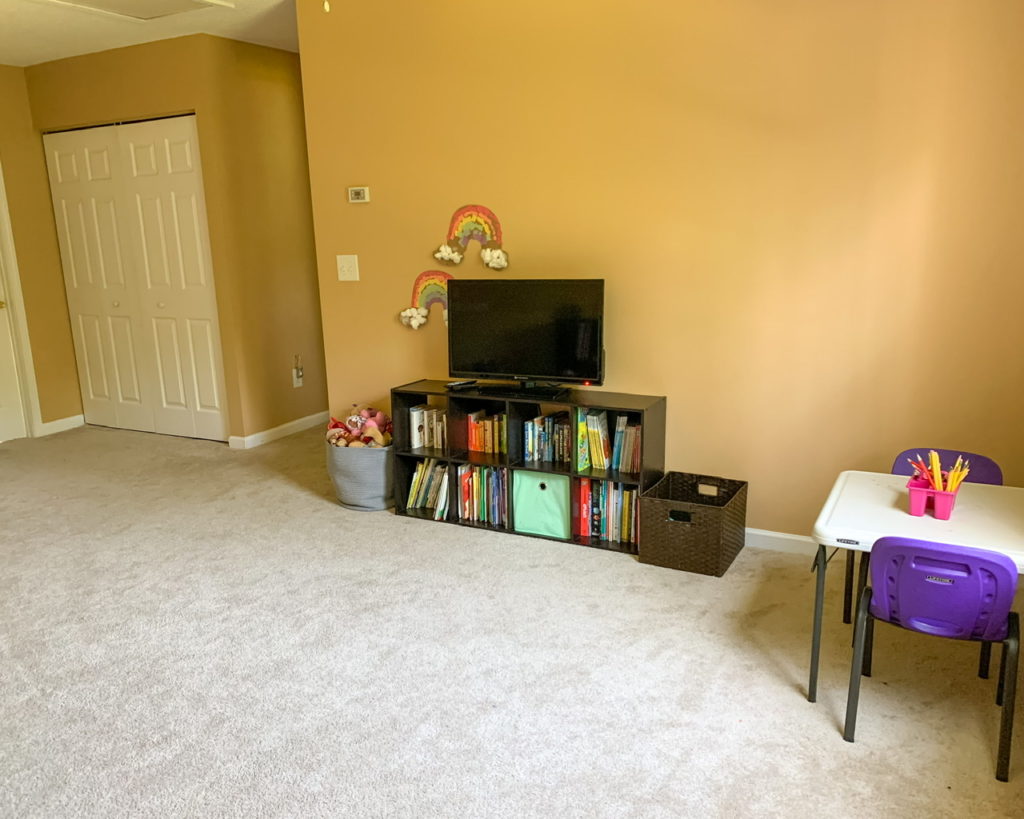 clean playroom, control the toy chaos