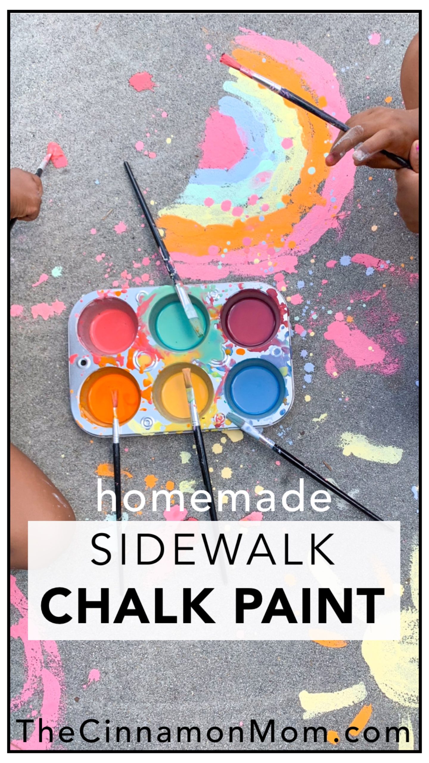 DIY Sidewalk Chalk Paint