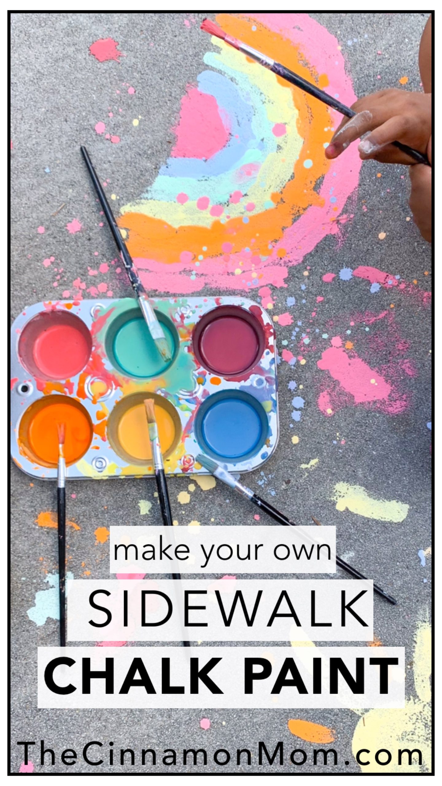 DIY Sidewalk Chalk Paint