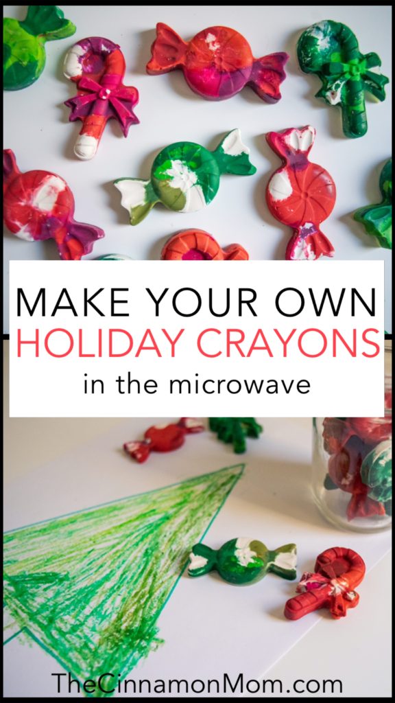 DIY holiday crayons