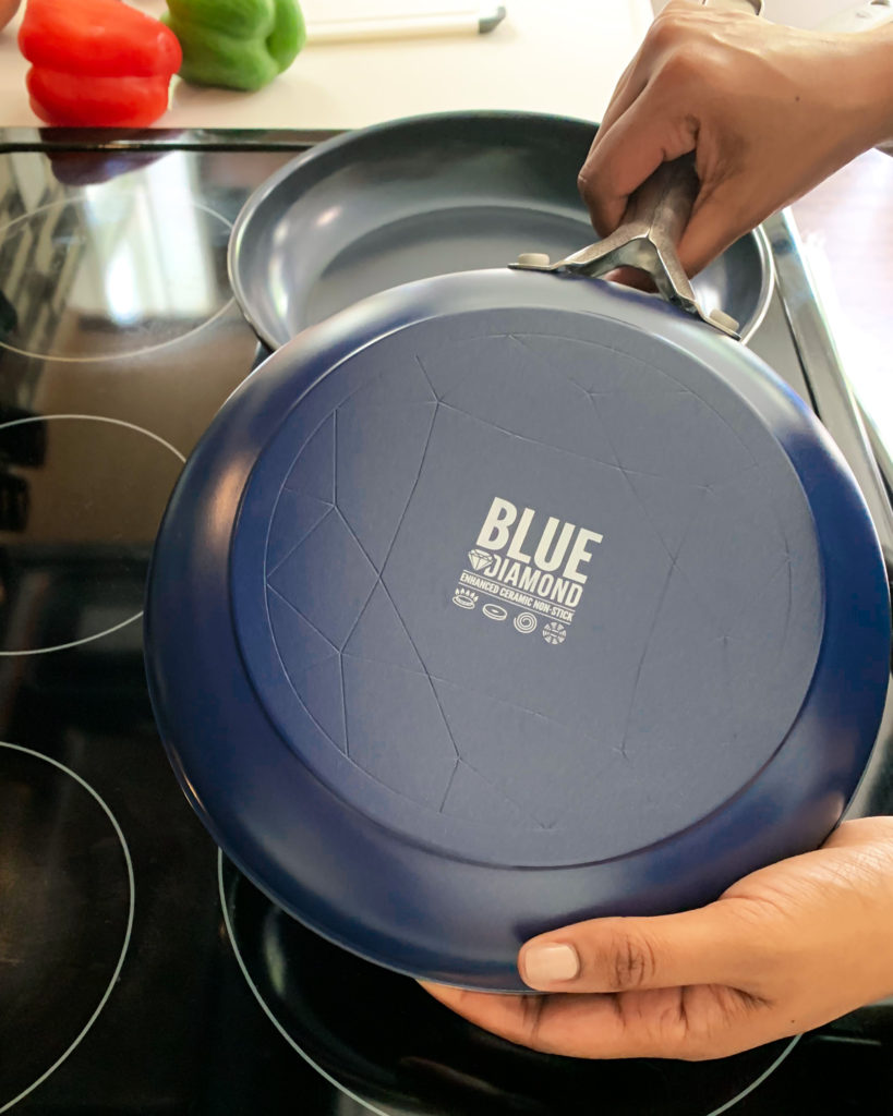 Blue Diamond Nonstick Ceramic Frying Pan Set - Blue, 2 Piece