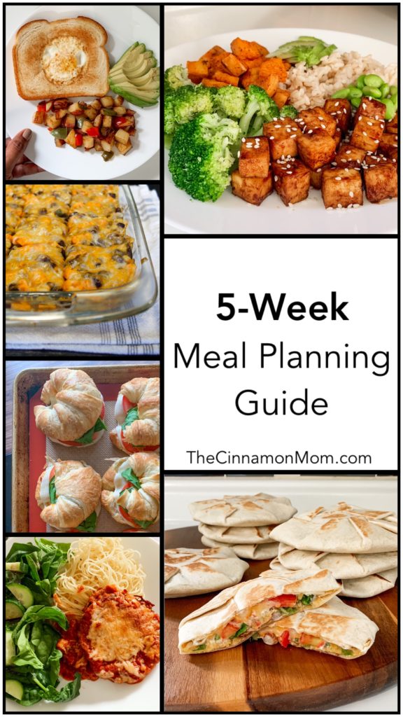 5 week meal planning guide