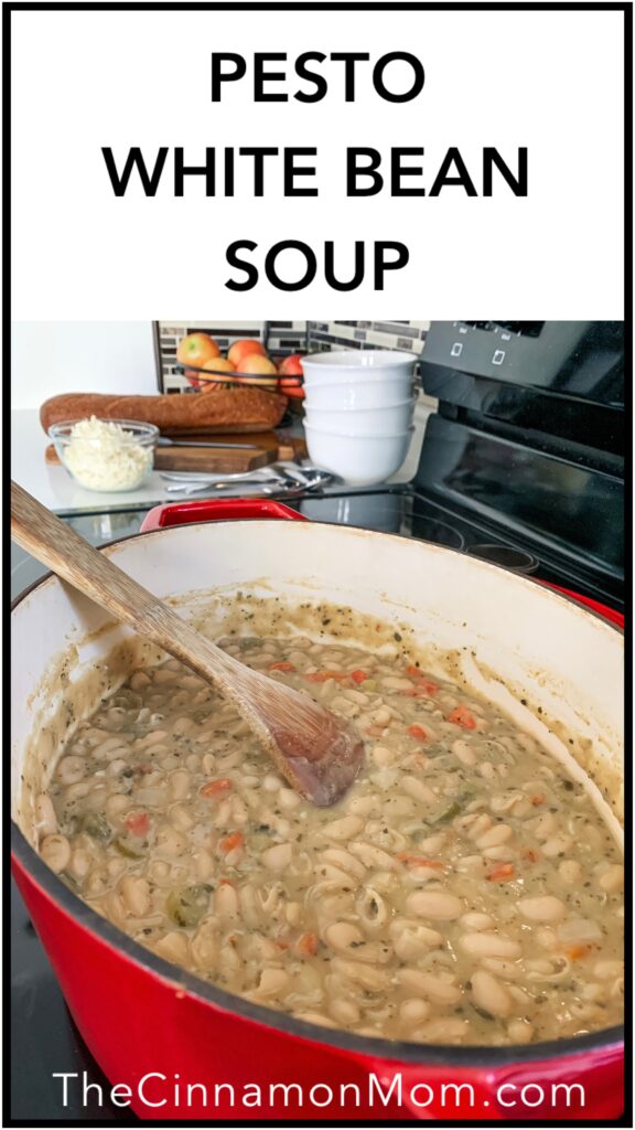 pesto bean soup