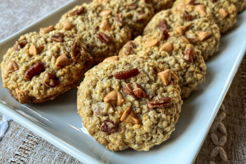 butterscotch pecan oatmeal cookies