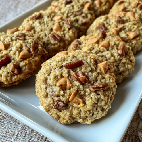 butterscotch pecan oatmeal cookies