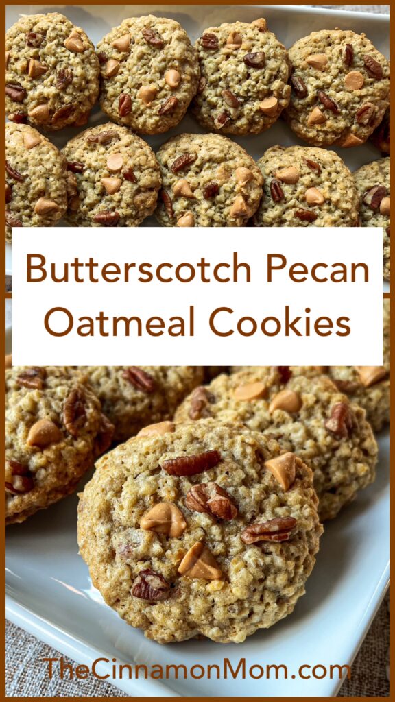 butterscotch pecan oatmeal cookies