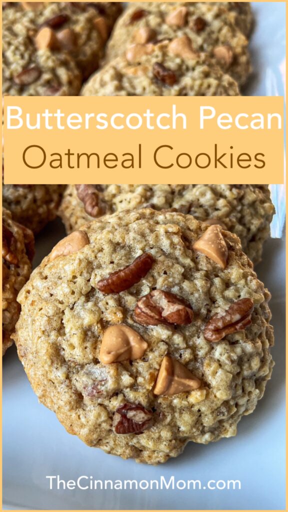 butterscotch pecan oatmeal cookies