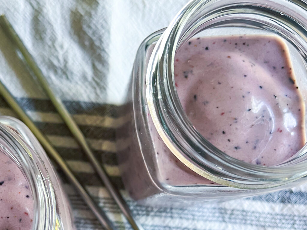 peanut butter and jelly smoothie