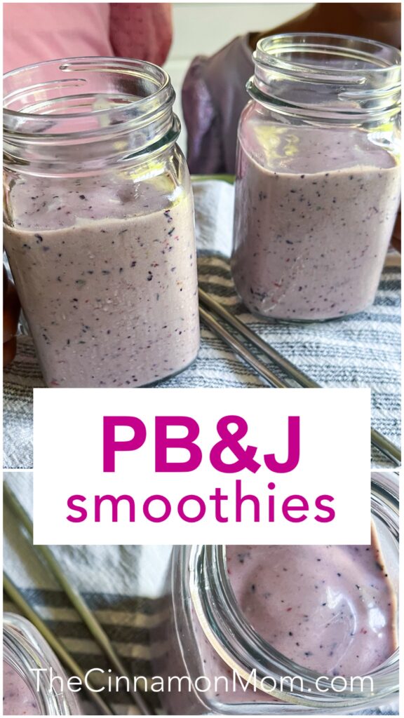 peanut butter and jelly smoothie
